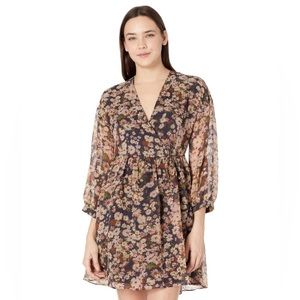 Madewell Floral Tiered Mini Dress